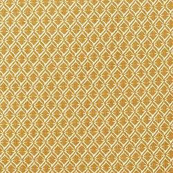 Atmosphera Coussin en coton à motif Otto - 38 x 38 - Ocre pas cher