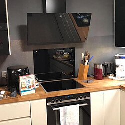 Bcelec Crédence en verre trempé - 70 x 55 cm