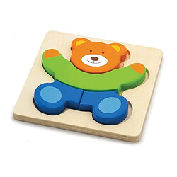 Viga toys Puzzle en bois ourson