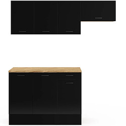 Avis Cuisine complète IDMARKET SUBTIL - Bois et Noir