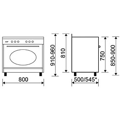 Glem GU850CER - Noir
