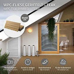 Acheter ECD Germany WPC Carreaux 60x30 cm - Teck