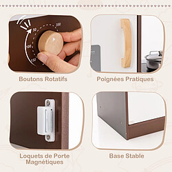 Helloshop26 Jeu de cuisine d'angle pour enfants - Marron