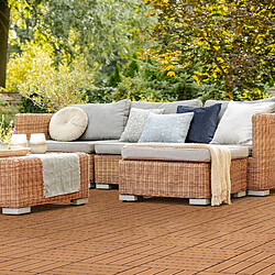 ECD Germany Dalles de terrasse - Marron clair