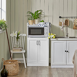 SoBuy FSB47-W Desserte Micro-ondes