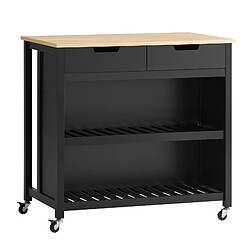 SoBuy FKW74-SCH Desserte de Cuisine