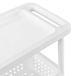 Helloshop26 Meuble de rangement 77 cm blanc