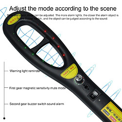 Avis Détecteur De Traceur GPS Haute Sensibilité Anti-Choc Durable Avec Alarme Ajustable Noir YONIS