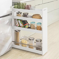 SoBuy NSR01-W Desserte Roulante - Blanc