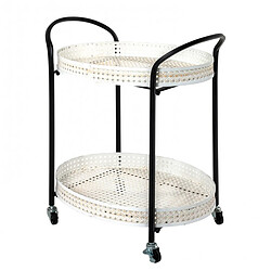 Pegane Desserte métal - Noir