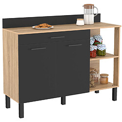 Idmarket MARKET Buffet CINA H. 83 cm