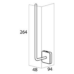 Avis Tiger Porte-papier ONUM | Porte-papier toilette - Inox brossé