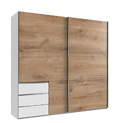 Inside 75 Armoire LISBETH portes coulissantes - Blanc