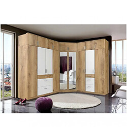 Inside 75 Dressing d'angle avec miroir - Blanc