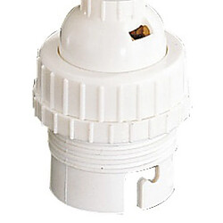 Lebenoid Douille B22 à passage de fil - Double bague nylon