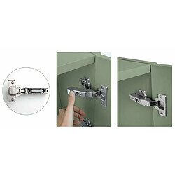 Avis Inside 75 Armoire d'angle penderie - Blanc