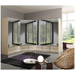 Inside 75 Dressing d'angle avec miroir - Chêne