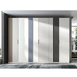 Inside 75 Armoire dressing 6 portes - Gris