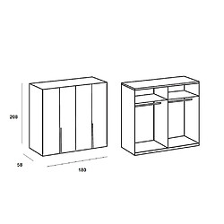 Avis Inside 75 Armoire Wilma - Chêne