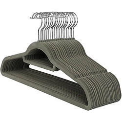 Helloshop26 Lot de 20 cintres manteau - Gris