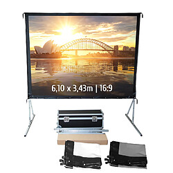 KIMEX Ecran de projection valise 6.10m - 16:9