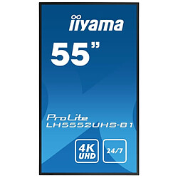 iiyama ProLite Ecran PC 54.6" 4K UHD IPS 60Hz 8ms DisplayPort Android 8.0 Noir