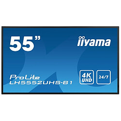 iiyama ProLite Ecran PC 54.6" 4K UHD IPS 60Hz 8ms DisplayPort Android 8.0 Noir