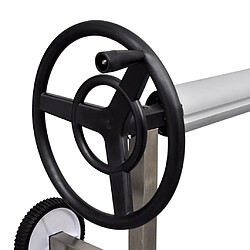 VIDAXL Enrouleur de bâche avec base en acier