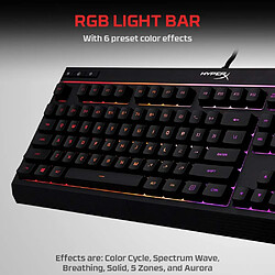 Hyperx Alloy Core RGB - Noir