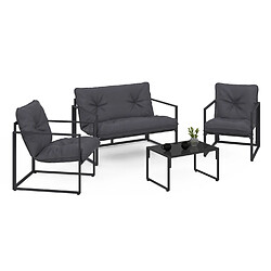 Idmarket MARKET NAIROBI Salon jardin - Gris
