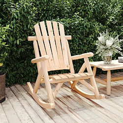vidaXL 69x96x101 cm Bois Massif d'Épicéa