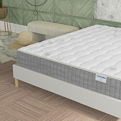 Acheter November Sleep Galice Hybrid 140x190 - Blanc