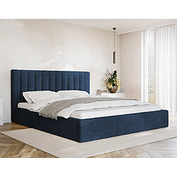 Acheter BESTMOBILIER Rosario - lit coffre 160x200 Velours