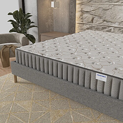 November Sleep Ensemble 140x190 cm, Sommier + Matelas Mousse, ép.16cm à mémoire de forme pas cher