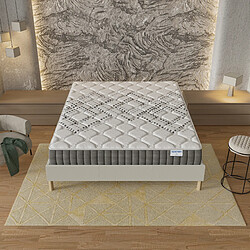 Avis November Sleep Ensemble 180x200 cm, Sommier + Matelas Ressorts Ensachés, ép.20cm accueil mousse HR