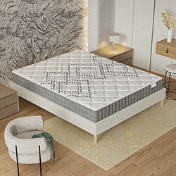 Acheter November Sleep Ensemble 180x200 cm, Sommier + Matelas Ressorts Ensachés, ép.20cm accueil mousse HR
