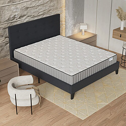 Acheter November Sleep Ensemble 120x190 cm, Lit avec tête de lit + Matelas Mousse ép.16cm à mémoire de forme