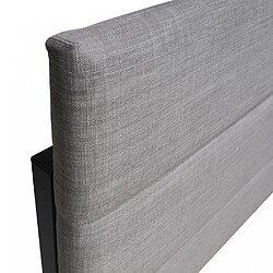 Avis Le Quai Des Affaires Lit PALERMO 140x200 +1 sommier+2 tiroirs+1 tiroir lit 90x190 / Gris clair