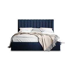 Avis Bestmobilier Rosario Velours Bleu 140x200