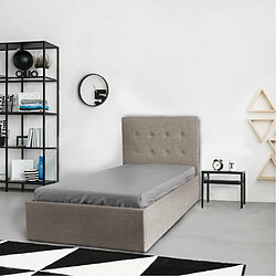 Avis Le Quai Des Affaires Lit coffre PARMA 90x190 + 1 sommier / Beige