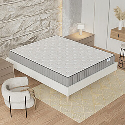 Acheter November Sleep Ensemble 140x190 cm, Sommier + Matelas Mousse, ép.16cm à mémoire de forme