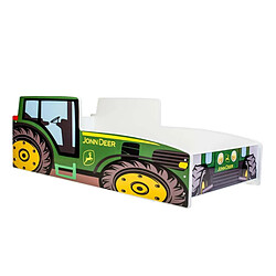 Kobi Lit Enfant Tracteur Vert 160x80