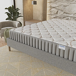 November Sleep Ensemble 160x200cm, Sommier + Matelas Mousse, ép.22cm, Accueil Latex pas cher