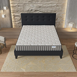 Avis November Sleep Ensemble 120x190 cm, Lit avec tête de lit + Matelas Mousse ép.22cm à mémoire de forme