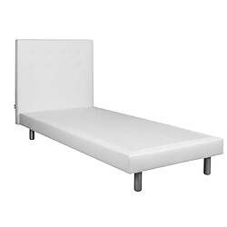 UB DESIGN Lit Cannes - Lit 90x190 - Blanc