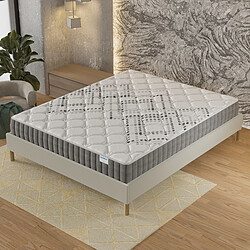 November Sleep Ensemble 120x190 cm, Sommier + Matelas Ressorts Ensachés, ép.20cm accueil mousse HR