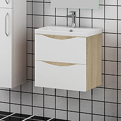 Aica Sanitaire Meuble salle de bain - Bois clair