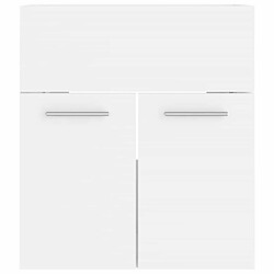 Acheter vidaXL Ensemble Meubles salle de bain - Blanc