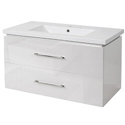 Mendler Lavabo Premium - 90 cm - Blanc