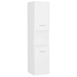 Avis vidaXL Ensemble de Meubles de Salle de Bain Blanc